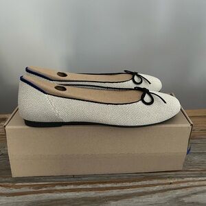 Rothy's Ballet Flats Diamond Metallic Size 8.5 NEW